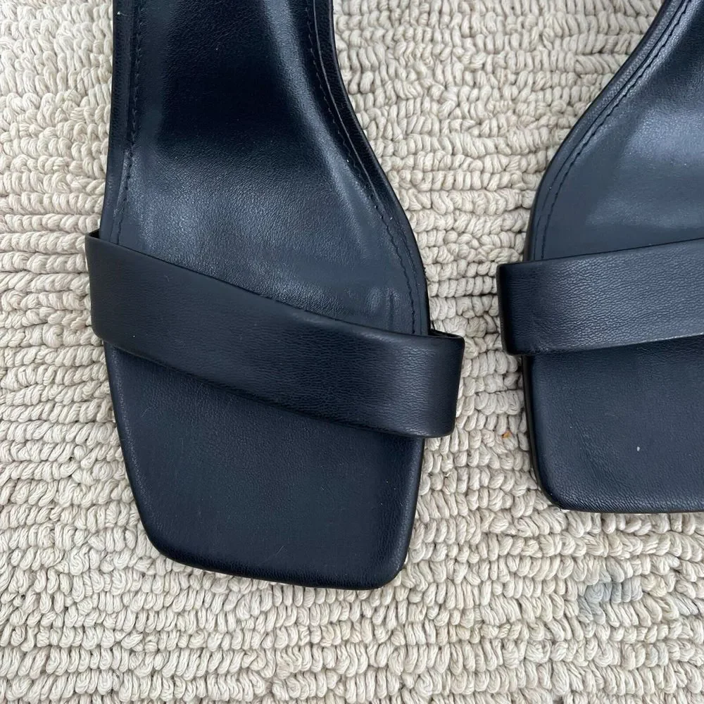 Madden Girl‎ Women Winnii Heeled Sandal Black Paris Size 11
